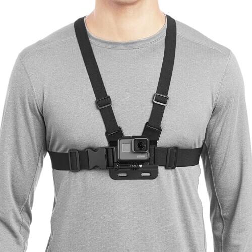 Chest Strap Mount Belt for GoPro Max Hero 9 8 7 6 5 yi 4K DJI OSMO Action Camera for Go Pro Insta360 OneR X2 SJCAM Accessories