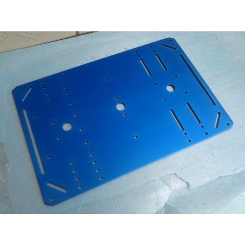 Aluminium Alloy 6061 Panel Big/Large 4wd Metal Mounting Plate Frame For Smart Robot Car Chassis Diy Rc Toy Kit Robotic Part