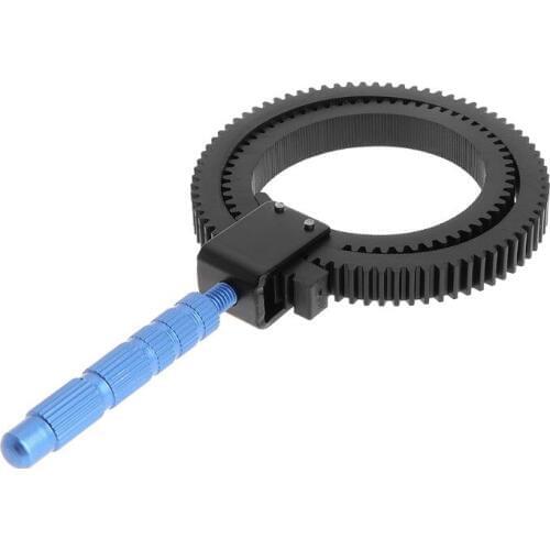 Adjustable Aluminum Alloy Manual Flexible Gear Ring Belt for DSLR Camera Follow Focus Zoom Lens