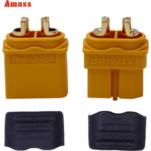 2pair/lot Amass Male Female Bullet XT60 XT60H Connectors Plugs For RC FPV Lipo Battery 20% off