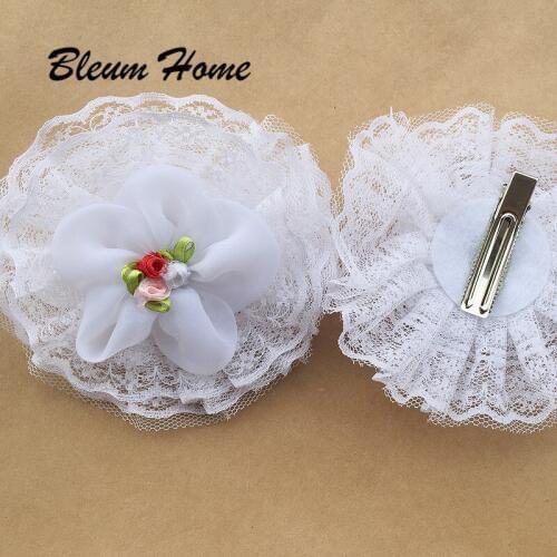 2pcs Bleum Home Fashion Children Girl hair accessories Cute clips Three color buds hairpin barrettes hairgrip Princess Favor