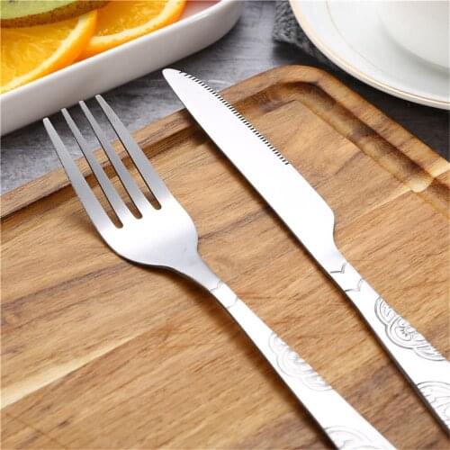3/4 Pcs Stainless Steel Travel Flatware Set Cutlery Fork/Spoon/Knife/Chopsticks Portable Cutlery Camping Tableware Supplies