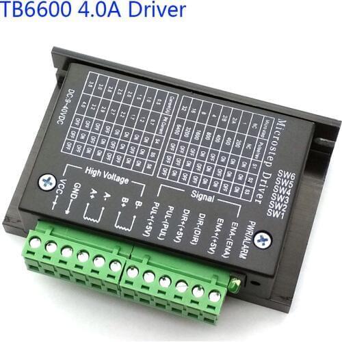 42/57/86 TB6600 Wood Router Machine Stepper Motor Driver 32 Segments Upgraded Version 4.0A 42VDC Milling Kits