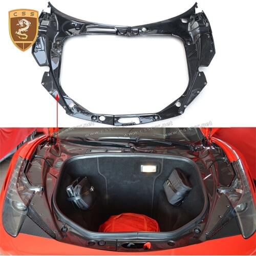 Real Carbon Fiber Head Storage Interior Trims For Ferrari 458 11-14 Auto Accessories Decoration Car Modification Styling