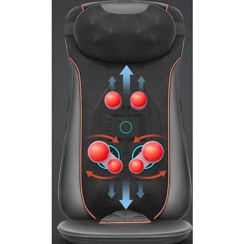 Car massage pad cervical vertebra neck waist back massage instrument multi function whole body household cushion Massager