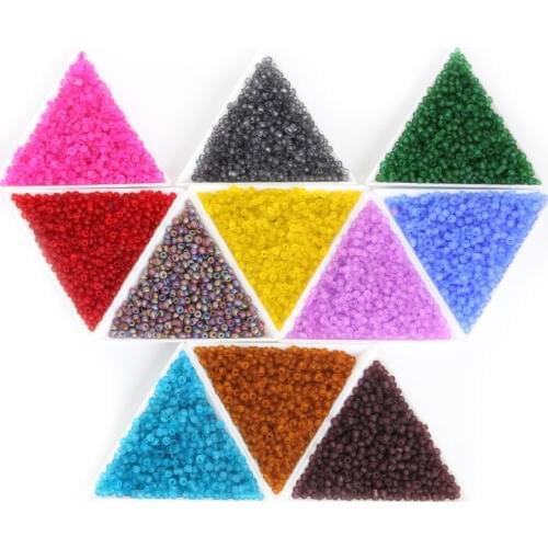 Free Shipping Hot Mixed Colors Shining 600Pcs 4mm Frosted Glass Seed Spacer Loose Beads Jewelry Making DIY Pick 12 Colors