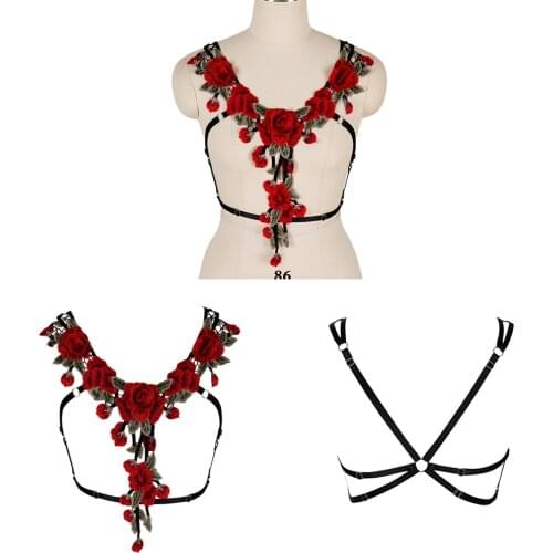 Flower Accessories Harness Fashion Belt Women Sexy Lingerie Adjust Waist Belt Suspender Exotic Apparel Erotic Lingerie
