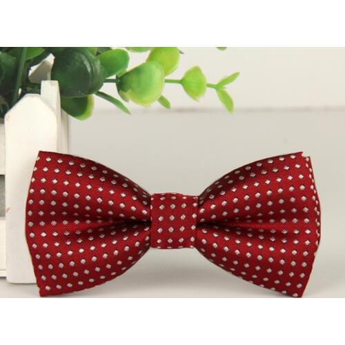 17colors Childrens leisure Korean polyester silk bow tie dot for kids baby wedding party bowties 300pcs/lot fedex