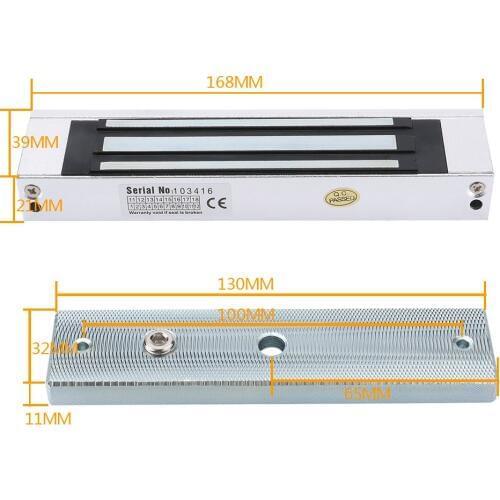 Access Control Electric Magnetic Door Lock 180KG (350LB) 12V Electric Lock Holding Force High Quality Free Shipping