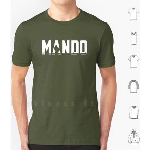 Mando T Shirt 6xl Cotton Cool Tee The Baby Boba Fett Jango Fett Fett Bounty Hunter