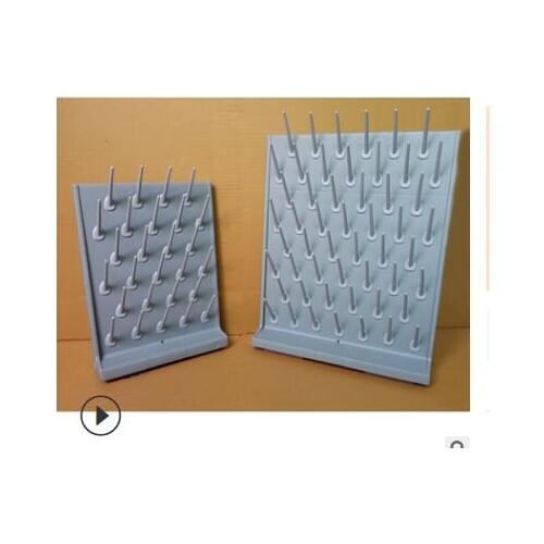 27/52 Stick PP drip rack laboratory drip stand PP single side drip stand 27 drip racks PP drip stand for school/hospital/factory