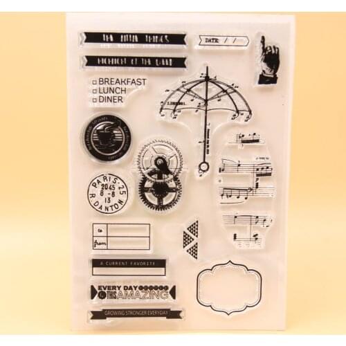 KLJUYP Clear Stamps Scrapbook Paper Craft Clear stamp scrapbooking 434
