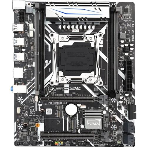 X99M-G2 Motherboard Set LGA2011 V3 V4 E5 Desktop Computer Motherboard DDR4 Memory M.2+M.2 Wifi Gigabit High Speed Network Card