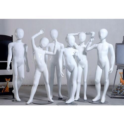 Best Quality Fashionable Full Body Fiberglass Child Mannequin Child Model On Promotion
