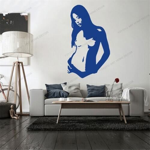 Naked Sexy Girl Women Wall Sticker Bathroom Room Art Home Decoration Posters Vinyl Sticker Wall Decal CX1252