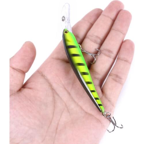HENGJIA 1pcs 12.5cm 11g Lure Bait Slowly Shaking Minnow Bait Bionic Artificial Bait Plastic Fishing Tools