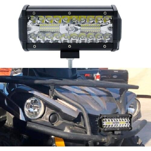 7 Inch 120W Combo Led Light Bars Spot Flood Beam 4x4 Spot 12V 24V 4WD Barra LED Headlight For Auto Boats SUV ATV iLight