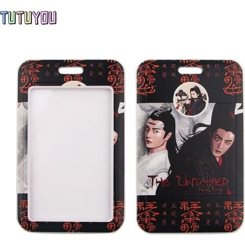 1pcs PC2775 TV Figure Unisex Fashion Lanyards ID Badge Holder Bus Pass Case Cover Slip Bank Credit Card Holder Strap Cardholder