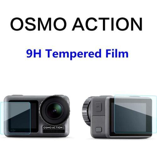 2.5D Tempered Glass Protective Films Lens Screen Explosion-proof Film for DJI OSMO ACTION Motion Camera Sport Accessories