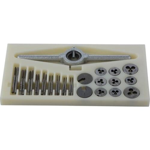 31pcs Taps and Dies Set High Speed Steel Hand Tools