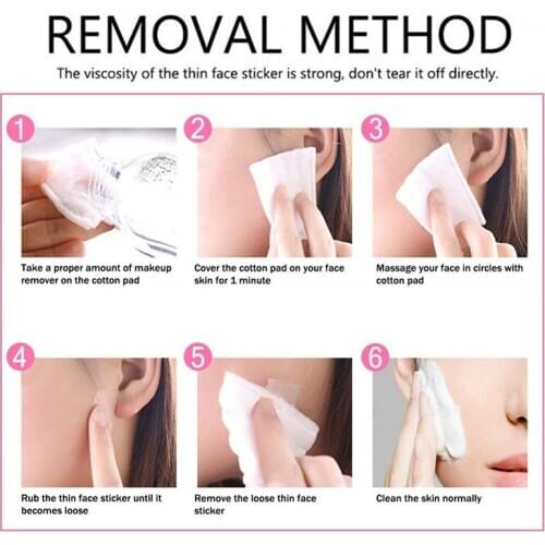 40pcs Instant Face Lift Neck Chin Lift Secret Tapes Facial Slim Anti Wrinkle Sticker V Face Shaper Artifact Invisible Sticker