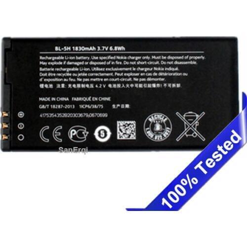 BL-5H For Nokia Lumia 630 636 638 635 Battery New 1830mAh