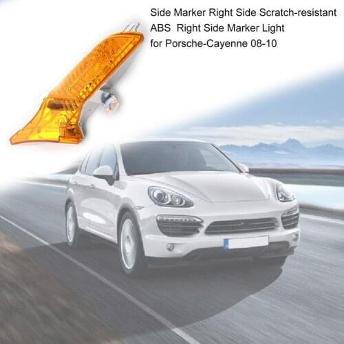 Side Marker Right Side Scratch-resistant ABS 95563103510 Right Side Marker Light for Porsche-Cayenne 08-10