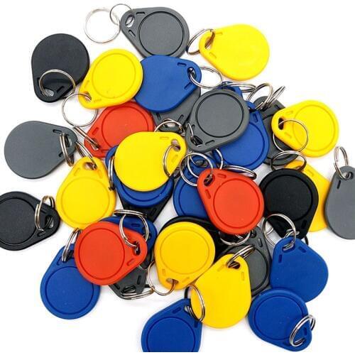 100pcs UID Keyfobs 13.56MHz RFID UID Tag Rewriteable Block 0 For Copier Writer Duplicator Copy Miaf Card Rewrite UID