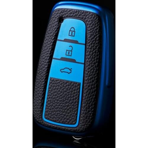 New TPU Car Key Case Cover fob For Toyota Prius Camry Corolla C-HR CHR RAV4 Prado 2018 Auto Accessories Keychain Cover