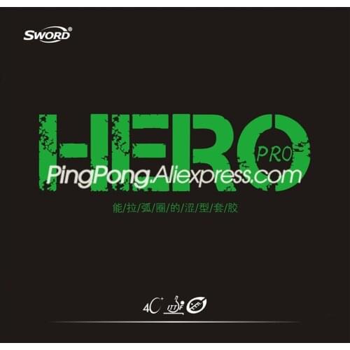 SWORD HERO PRO Table Tennis Rubber (Unsticky, Speed Type) Provincial HERO Ping Pong Sponge