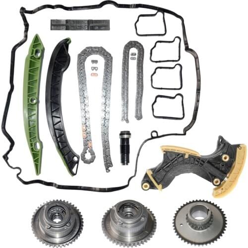 AP02 New Timing Chain Kit+Gear+Tensioner+Adjuster For Mercedes W204 C250 E250 R172 SLK250 2710503347 2710502947