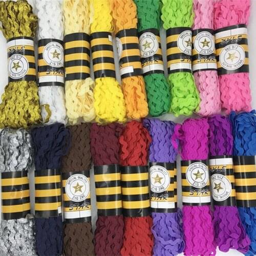 DIY 30Yards/ Lot 7mm wide S edge waves Lace ribbon garment accessoriesTrim Clothes Decorative Home DIY Sewing Crafts