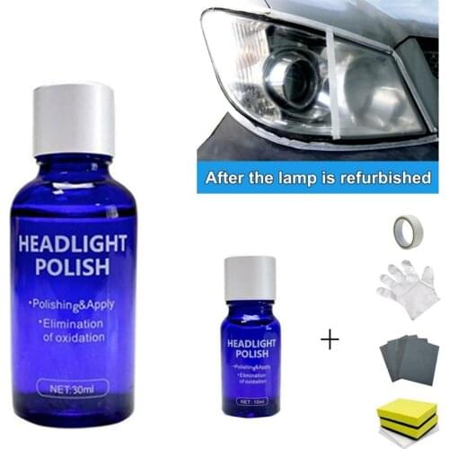 News 30ML Car Headlight Repair Coating Solution Repair Kit Oxidation Rearview Coating Headlight Polishing Anti-scratch Liquid