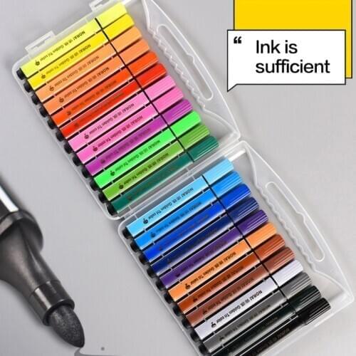 12/24/18/36 Color Washable Watercolor Pen Set Kids Student Drawing Graffiti Water Color Markers scrapbooking supplies