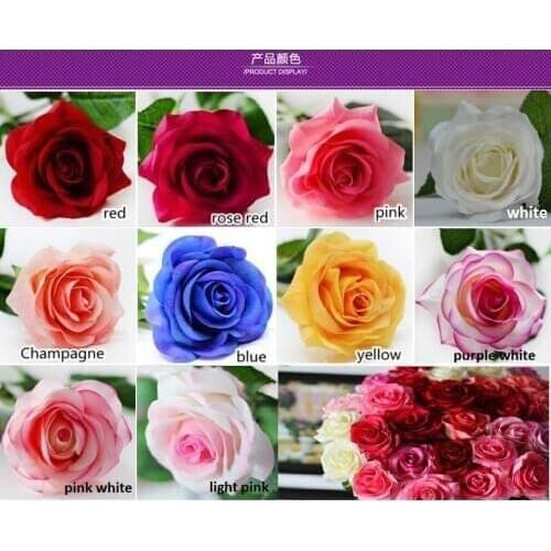 Real touch roses Latex artificial rose flowers, Roses 288pcs plus Callas 125pcs Burgundy leaf 50pcs