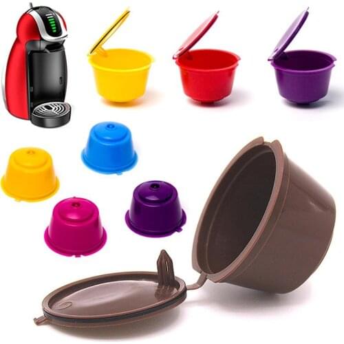 New Reusable Dolce Gusto Coffee Capsule,Plastic Refillable Compatible Dolce Gusto Coffee Filter Baskets Capsules 1Pcs