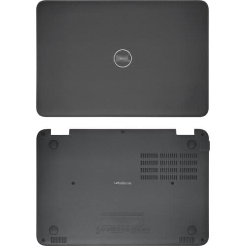 NEW Laptop Top Back Case LCD Back Cover/Bottom Case For DELL Latitude 11 3180 3181 3190 Cover Black
