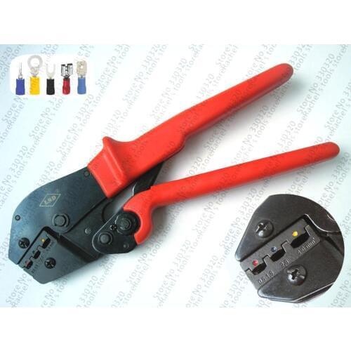 Ratchet Crimping Tool/Pliers Crimps Insulated Terminals 0.5-6 sq mm AP-03D