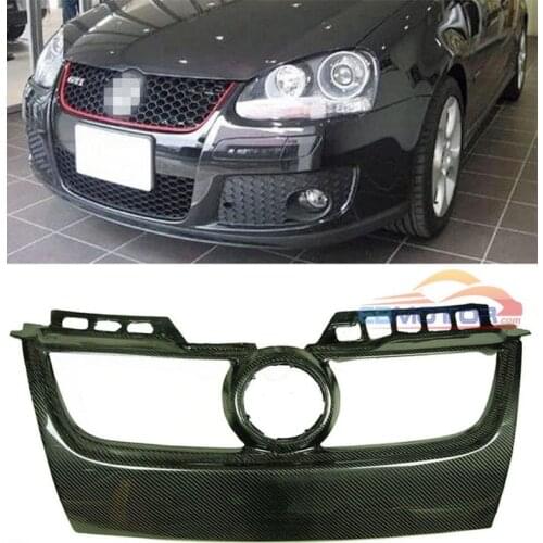 Home / For VOLKSWAGEN / GOLF / 3k Real carbon fiber Front Bumper Mesh Grille Honeycomb Grill For VW Golf V GIT Golf MK5 GTI Golf