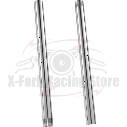 Front Fork Tubes Silver Inner Pipes Pair For SUZUKI GSR750 2011-2016 2012 2013 2014 GSX-S750 2015-2016 51120-08J00-000 41x535mm