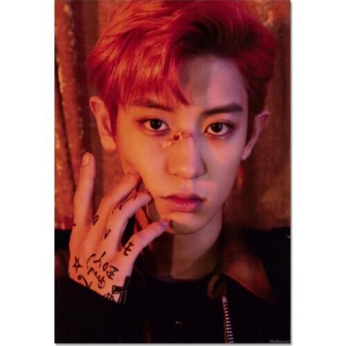 New Arrival Custom Park Chanyeol Poster Home Decoration Fashion Silk Fabric Wall Poster Customize Poster 30X45cm27X40cm