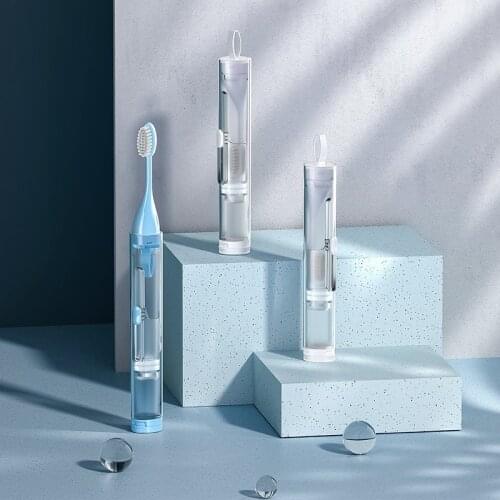 Portable Compact Folding Toothbrush Fold Travel Camping Hiking Outdoor Easy To Take Foldable Toothbrush