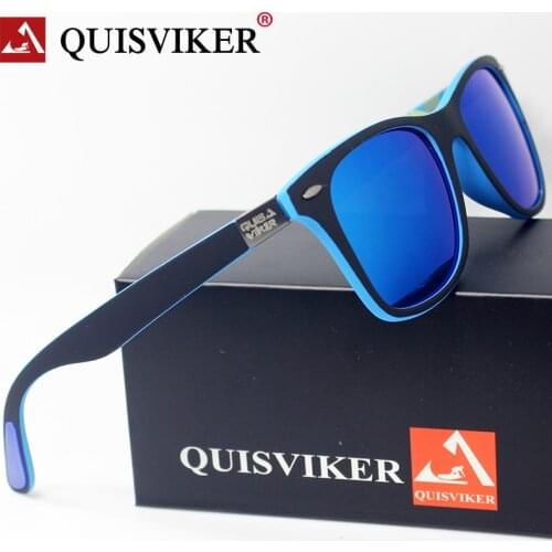 QUISVIKER Brand 2019 New Polarized Sunglasses Men UV400 Retro Vintage Driving Goggles Women Square Sun Glasses Male Eyewear