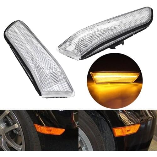 IN2551108 LED Front Side Marker Light Turn Signal Indicator Lamp For Infiniti G35 2D Coupe Nissan Skyline 350GT 2003 2004-2007