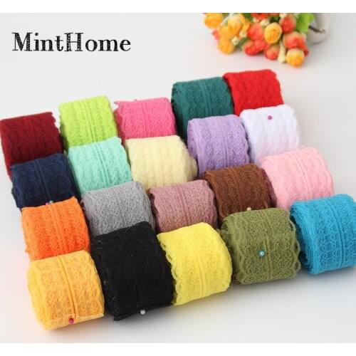 10M/Roll Non-Elastic Lace Star Shaped DIY Featured Headwear DIY Clothing Accessory Laces for 4.5cm