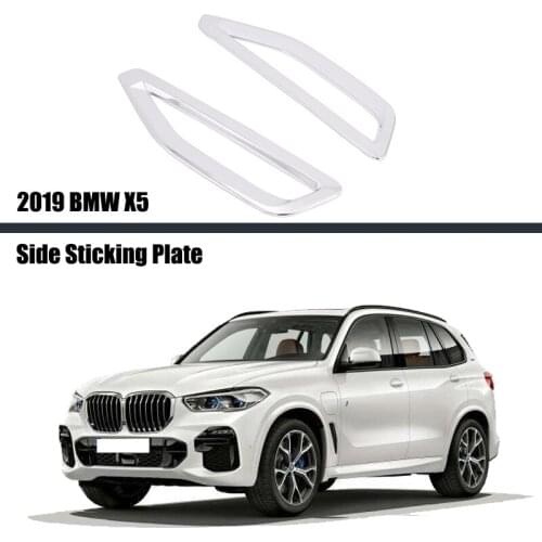 For BMW X5 2019 2020 2021 Car Side Air Flow Fender Cover Trim Sticker Decoration Auto Accessories Car-Styling 2Pcs