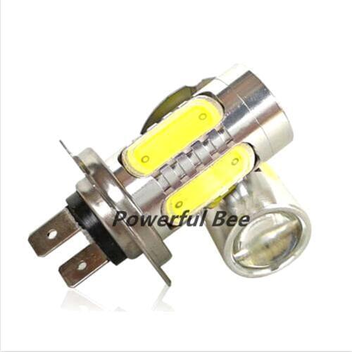 2 x H7 15W LED automobile car fog lamp lights bulb cold white yellow amber ice blue for DC12V motorcycle bike healight