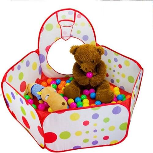 3 In 1 Play Tent Baby Toys Ball Pool for Children Kids Ocean Balls Pool Foldable Kids Play Tent Playpen Tunnel Play House