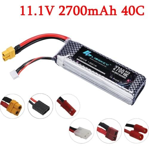 11.1V LiPo Battery For RC Car off-road racing boat aircraft drone battery accessories 11.1 v 2700mAh 3S Battery for car toys