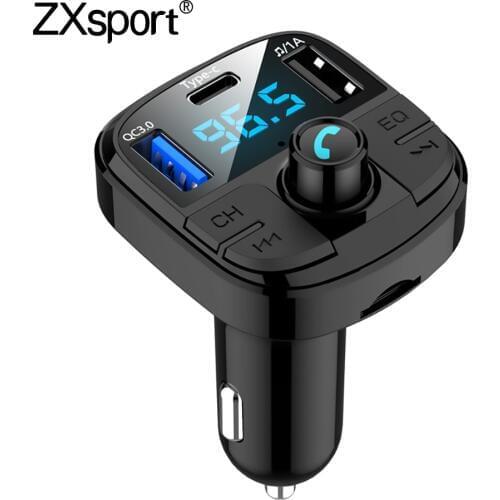 Car MP3 Player FM Transmitter USB Quick Charger Type C Charging QC3.0 For Mazda 3 6 CX-5 323 5 CX5 2 626 Spoilers MX5 CX 5 GH CX
